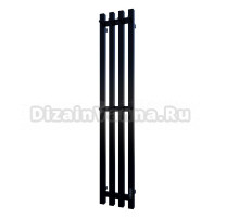 Полотенцесушитель электрический Altasan Проксима СП21120ЧМ 115x20 см, подключение справа, матовый черный, I-образный, из стали