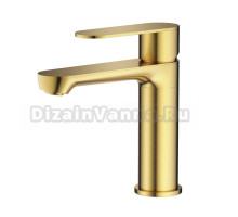 Смеситель для раковины Splenka S222.10.03, золотой сатин