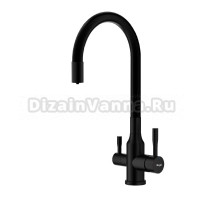 Смеситель для кухни с подключением фильтра Raglo R81.64.06, черный