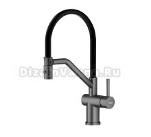 Смеситель для кухни со съемным изливом на магните Raglo R86.41.09, графит