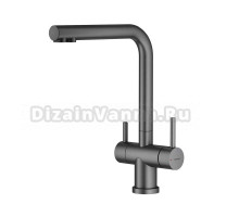 Смеситель для кухни с подключением фильтра Splenka S70.61.09, графит