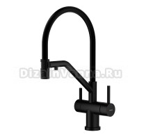 Смеситель для кухни с подключением фильтра Splenka S70.62.06, черный