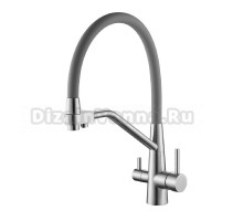 Смеситель для кухни с подключением фильтра Splenka S71.62.05, сатин