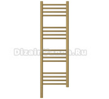 Полотенцесушитель электрический Сунержа Богема 3.1 32-6004-1030 110x35 см, подключение слева, золотой шелк, лесенка