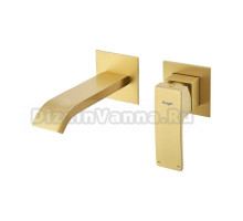 Смеситель для раковины встраиваемый Raglo R02.11.03, золотой сатин