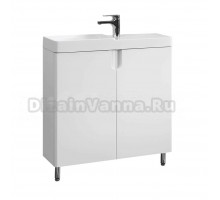 Тумба под раковину без столешницы Belux Даллас 80 напольная, белая глянцевая