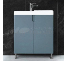 Тумба с раковиной Belux Даллас 70 R напольная, ematite матовая