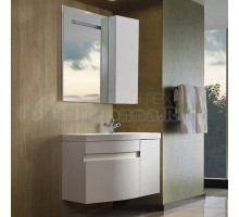 Мебель для ванной комнаты Belux Токио 80 L подвесная, белая глянцевая