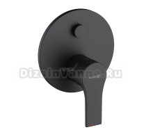 Встраиваемый смеситель для душа и ванны Kludi Zenta SL 487593965 С ВНУТРЕННЕЙ ЧАСТЬЮ, черный матовый
