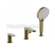 Смеситель на борт ванны BELZ B713 B66713-5 золото