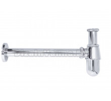 Сифон для раковины GID Minucia G-56CH 32 мм, трубный, хром