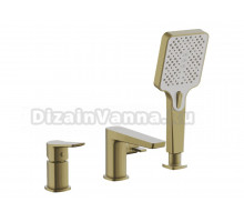 Смеситель на борт ванны BELZ B715 B66715-5 золото