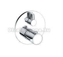 Термостатический смеситель встраиваемый Kludi Zenta SL 388850545 С ВНУТРЕННЕЙ ЧАСТЬЮ, хром