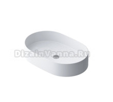 Накладная раковина AM.PM Func M8FWCC20500WG 51 глянцевая белая, овальная