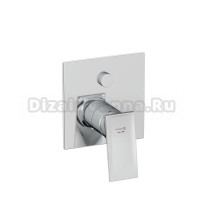 Встраиваемый смеситель для душа и ванны Kludi Decus 547630575 С ВНУТРЕННЕЙ ЧАСТЬЮ, хром