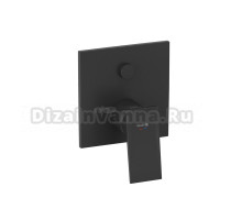 Встраиваемый смеситель для душа и ванны Kludi Decus 547633975 С ВНУТРЕННЕЙ ЧАСТЬЮ, черный матовый