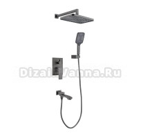 Душевая система встраиваемая Raglo R01.27.09, графит