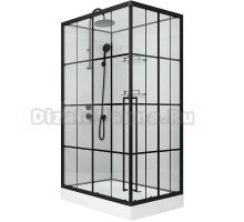 Душевая кабина Niagara Standart ST100/80/15QL/KL/BKT 100x80, L