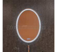 Зеркало Silver Mirrors Италия 57х77, с подсветкой, с часами