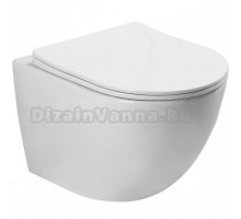 Унитаз подвесной SantiLine SL-5005T белый