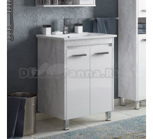 Тумба под раковину без столешницы Corozo Лорена 60 напольная, пайн