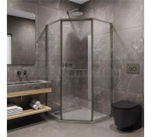 Душевой уголок Timo TTSS-100/13C-8R 100x100 см, профиль никель, стекло прозрачное