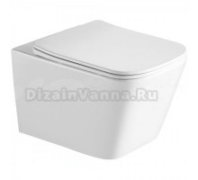 Унитаз подвесной SantiLine SL-5007T белый