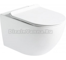 Унитаз подвесной SantiLine SL-5002T белый