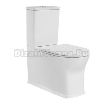 Унитаз-компакт напольный SantiLine SL-5042 белый