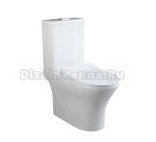 Унитаз-компакт напольный SantiLine SL-5044 белый