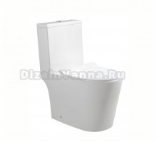 Унитаз-моноблок напольный SantiLine SL-5045 белый