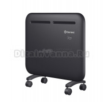 Конвектор электрический Thermex Varenna 1000M 1000 Вт, настенный, напольный, передвижной, черный