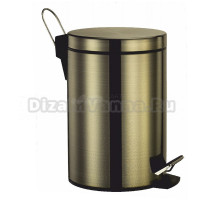 Мусорное ведро Wasserkraft Exter 633LB 3 л, светлая бронза
