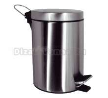 Мусорное ведро Wasserkraft Tauber 633N 3 л, никель