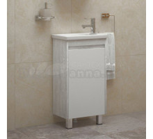 Тумба с раковиной Corozo Остин 45 напольная, пайн белый