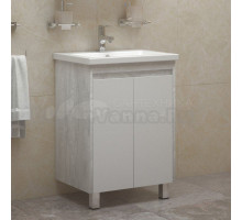 Тумба с раковиной Corozo Остин 50 напольная, пайн белый