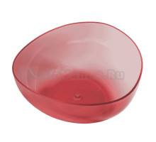 Акриловая ванна Abber Kristall AT9705 Koralle 150x150 см, отдельностоящая, розовая, круглая, с донным клапаном