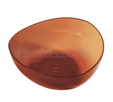 Акриловая ванна Abber Kristall AT9705 Opal 150x150 см, отдельностоящая, коричневая, круглая, с донным клапаном