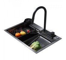 Мойка кухонная Abber Wasser Kreis AF2194B черная матовая