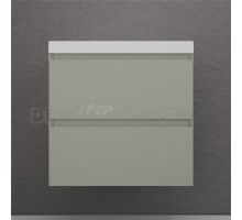 Тумба с раковиной Style Line Манхэттен 60 подвесная, олива, раковина Andrea Classic 60