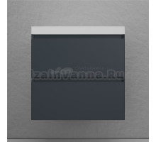 Тумба с раковиной Style Line Манхэттен 60 подвесная, графит, раковина Andrea Classic 60