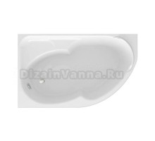 Акриловая ванна Lavinia Boho Grance Hill 3703170L, усиленный армированный корпус ванны, размер 170х105 см (левый разворот)