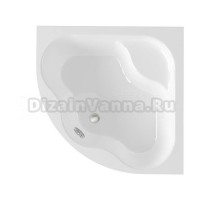 Акриловая ванна Lavinia Boho Aveo 37040140, усиленный армированный корпус ванны, размер 140х140 см