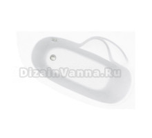 Акриловая ванна Lavinia Boho Bell Pro 3702140R, усиленный армированный корпус ванны, размер 140х95 см (правый разворот)