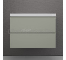 Тумба с раковиной Style Line Манхэттен 80 подвесная, олива, раковина Andrea Classic 80