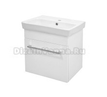 Тумба под раковину AQUATON Поль 50 белый 1A263701PF010