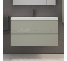 Тумба с раковиной Style Line Манхэттен 100 подвесная, олива, раковина Andrea Classic 100