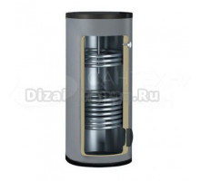 Накопительный водонагреватель Gekon B02 GK3002 косвенный, 300 л, напольный, вертикальный, серый