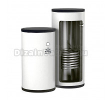 Накопительный водонагреватель Gekon BW GK1001WR косвенный, 100 л, настенный, вертикальный, серебристый