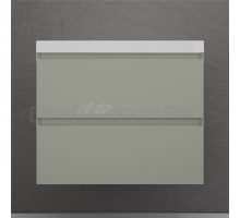 Тумба с раковиной Style Line Манхэттен 70 подвесная, олива, раковина Andrea Classic 70